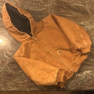 Carhartt Kids Tan Hooded Jacket